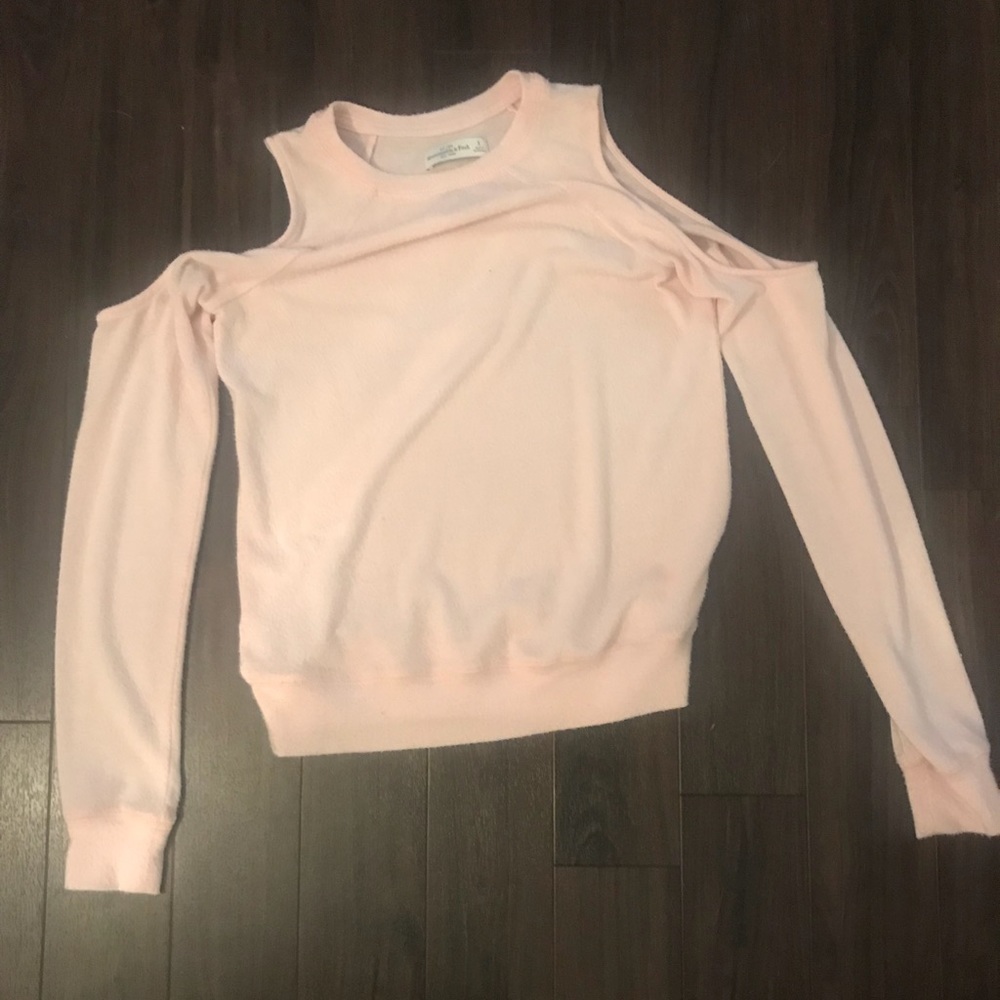 Pink Abercrombie and Fitch top size small